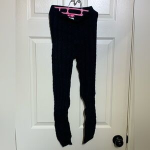 Cable knit sweater leggings from Fashion Nova Black, size small NWOT